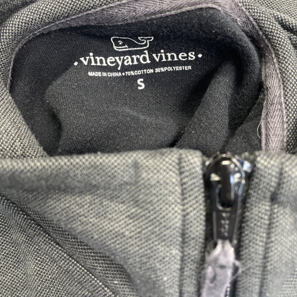 Vineyard Vines Mens Blue Cotton/Polyester 1/4 Zip Pullover Sweatshirt Size