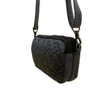 Lug Women’s Gray Quilted Adjustable Strap Zip Compartments Crossbody Bag