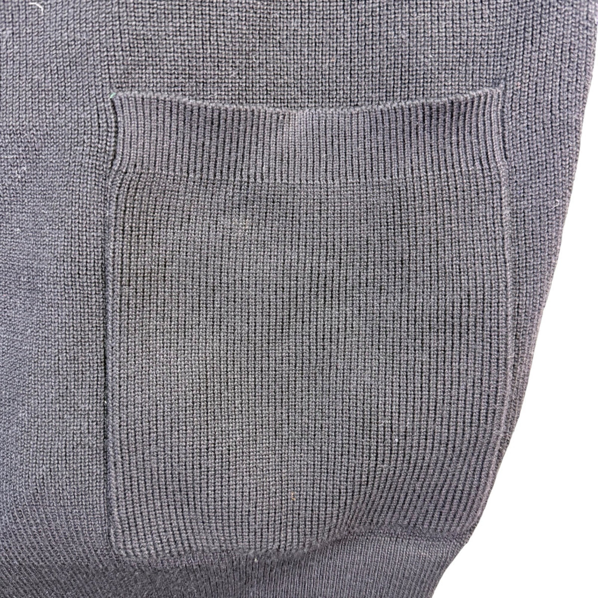 Coofandy Mens Black Cardigan Sweater With Pockets Button-Up Style Size S
