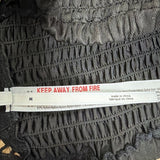 Anthropologie Womens Black Lace Crochet Bralette Top Size M