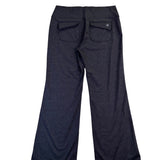 Athleta Womens Gray Nylon Blend Yoga Pants Flare Leg Stretch Activewear Size XL