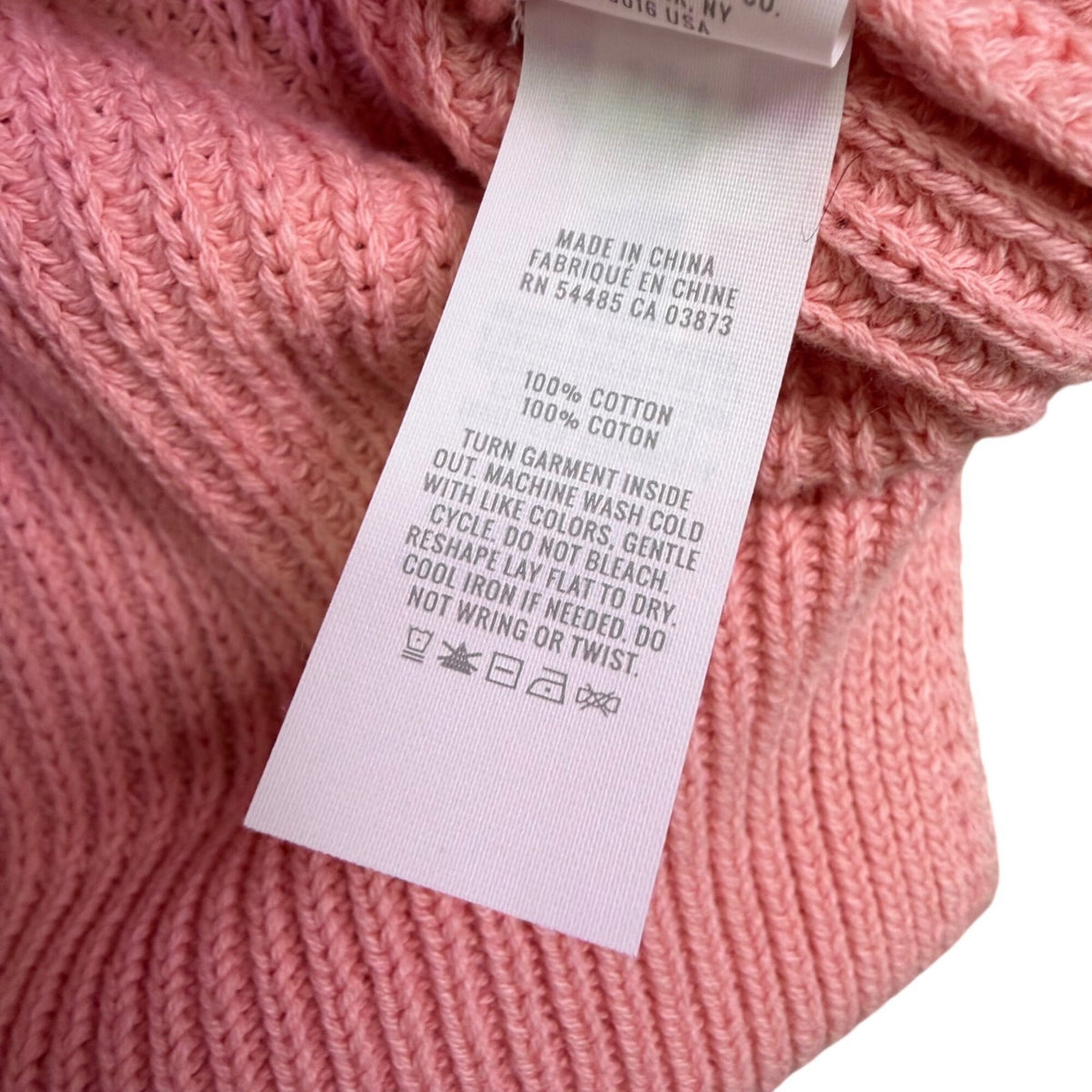Aerie Womens Pink Ribbed Relaxed Fit & Half-Zip Knit Sweater Size SP
