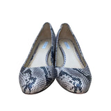 Cole Haan Women’s Beige Snakeskin Leather Closed-Toe Pumps Size 7B