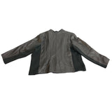 Jerry Lewis Womens Black Leather Jacket Size 3x NWT