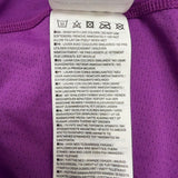 Nike Womens Purple Dri-Fit Pro Tee Shirt Athletic Top  Size L