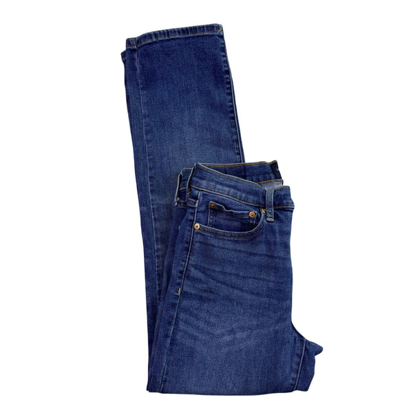 Lucky Brand Womens Blue Straight Leg Jeans Machine Washable Size 6/28R