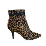 Kate Spade Women’s Leopard Calf Hair With Black Bow Accents Ankle Boots Size 8