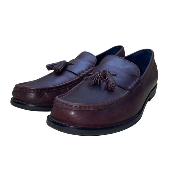 Cole Haan Men’s Brown Leather Tassel Pinch Marine Classic Loafers Size 10 M