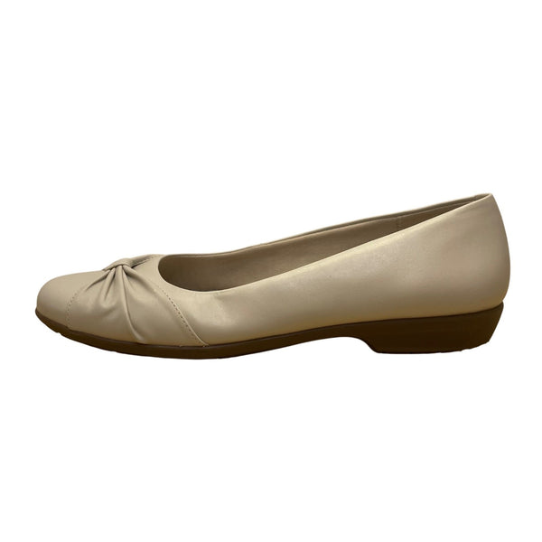 Walking Cradles Women’s Bone Leather Comfortable Slip-On Flats Shoes Size 10N
