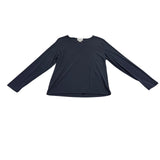 David Dart Womens Navy Long Sleeve Top Size L 