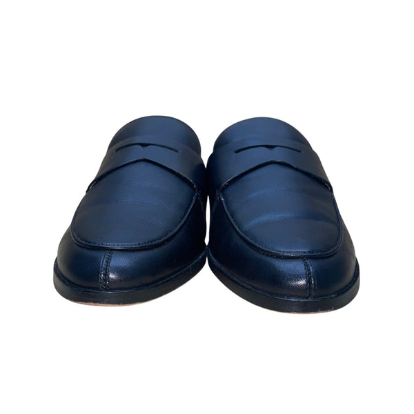 Louise Et Cie Women’s Black Leather Loafers Slip-On Lo-Dugan Mule Size 6M
