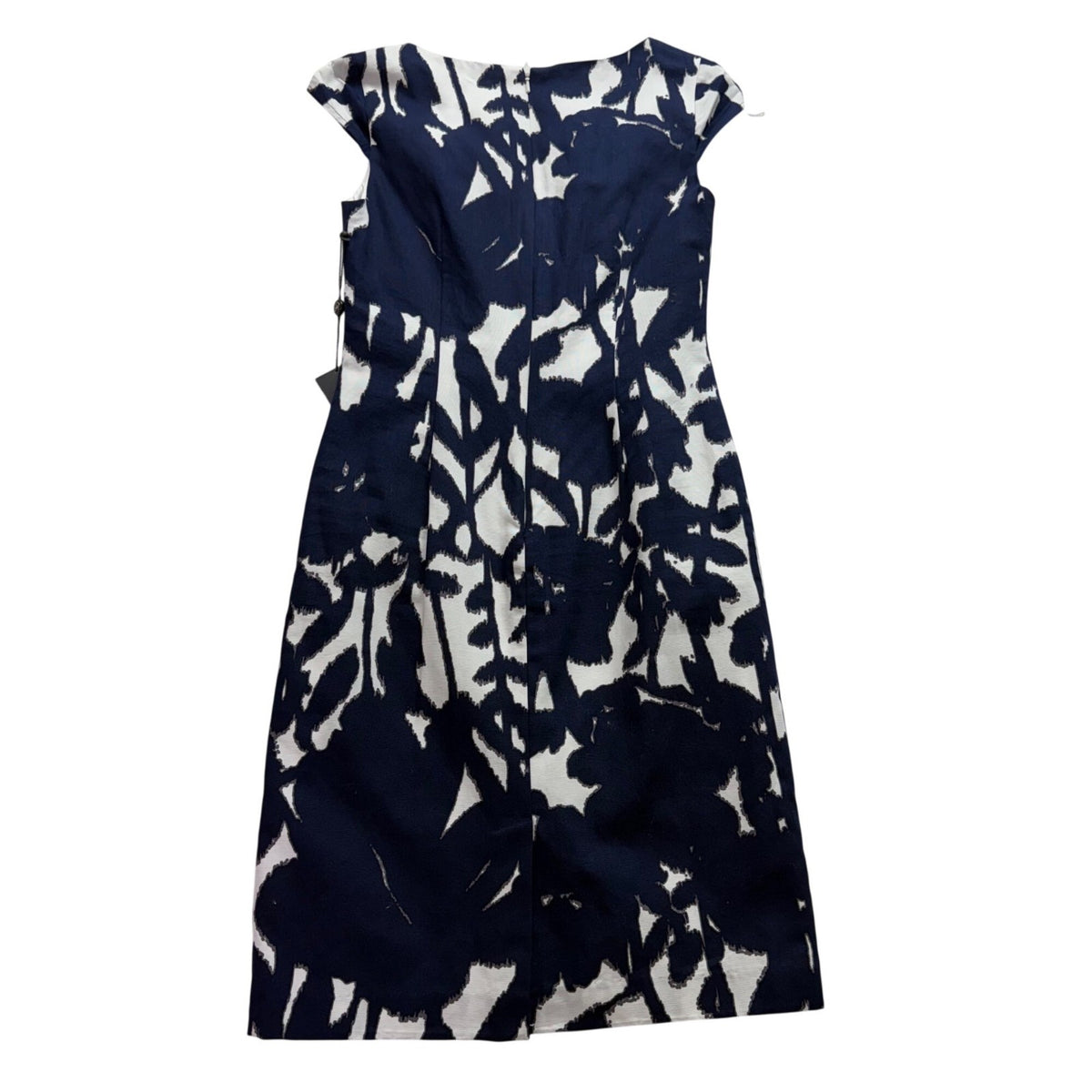 Adrianna Papell Women’s Navy/White  Sleeveless Dress Abstract Print Size 2 - New