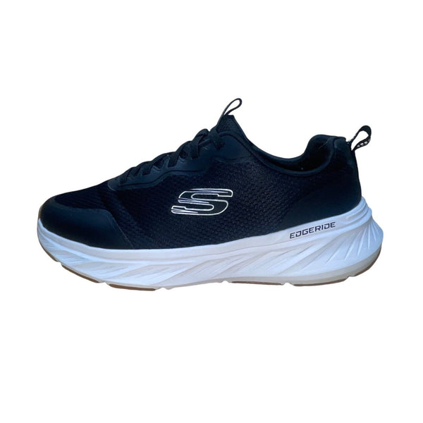 Skechers Men’s Black & White Edgeride Air-Cooled Memory Foam Sneakers Sz 10.5