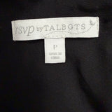 RSVP By Talbots Womens Black Honeycomb Lace 3/4 Sleeve Blouse Size P