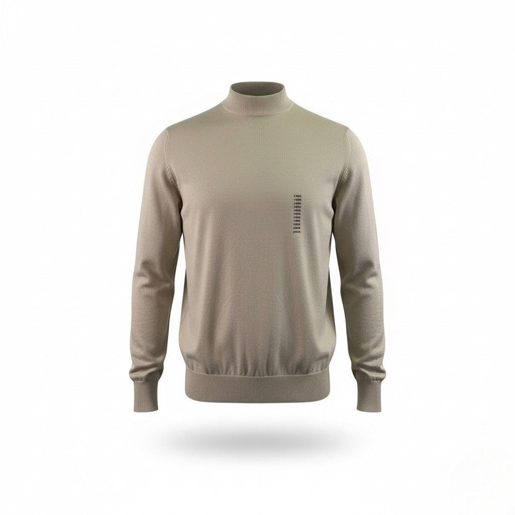 Baracuta Mens Beige Sweater Lightweight Long-Sleeve Pullover Knitwear Sz XL