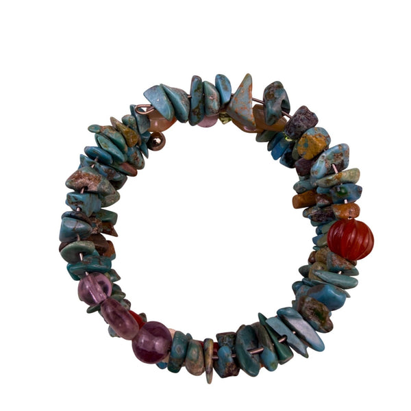 Women’s Multicolor Turquoise Natural Stone Bracelet