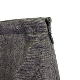 Banana Republic Womens Gray Wool Blend A-Line Skirt With Drawstring Waist Sz 14