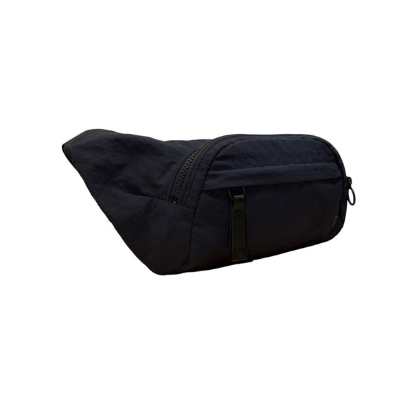 Lululemon Unisex Black Nylon Adjustable Strap On the Beat Belt Bag