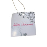 Lulu Townsend Women’s Gold Metal Rhinestone Chain Strap Evening Bag