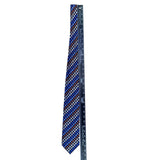 Jos A Bank Mens Multicolor 100% Silk Hand Sewn Checkerboard Pattern Necktie OS