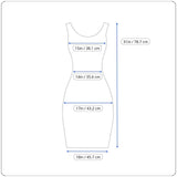 Lilly Pulitzer Purple & White Sleeveless Chain Detail Bodycon Dress Size 0