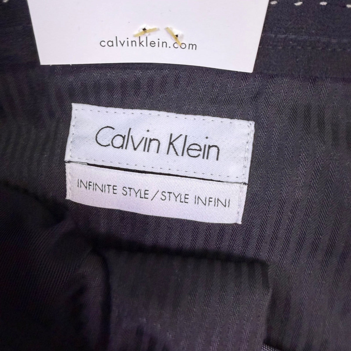 Calvin Klein Mens Blue Slim Fit Dress Pants Size 34X32