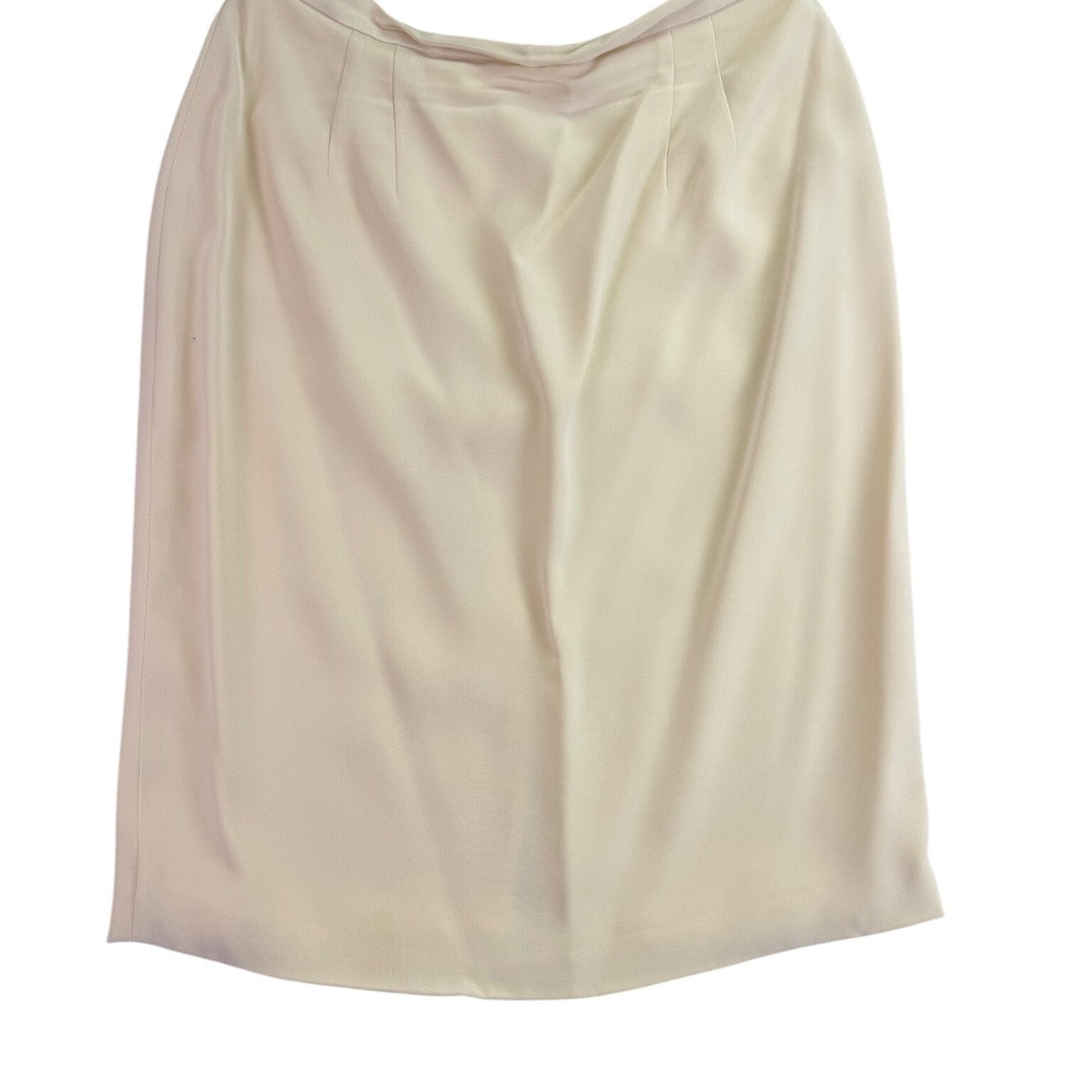Blacktie Oleg Cassini Womens Beige Two-Piece Tank Top & Skirt Set Size 14