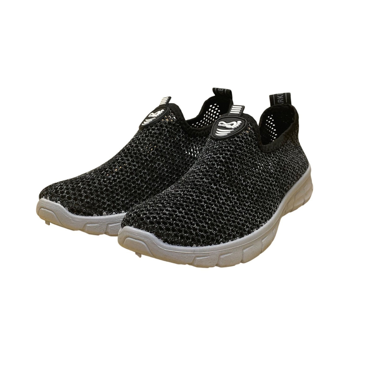 Cool Music Women’s Black Mesh Slip-On Lightweight Casual Walking Shoes Size 38