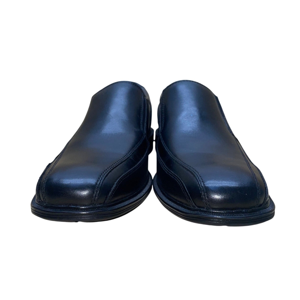 Kenneth Cole Men’s Black Leather Comfortable Slip-On Dress Shoes Size 10
