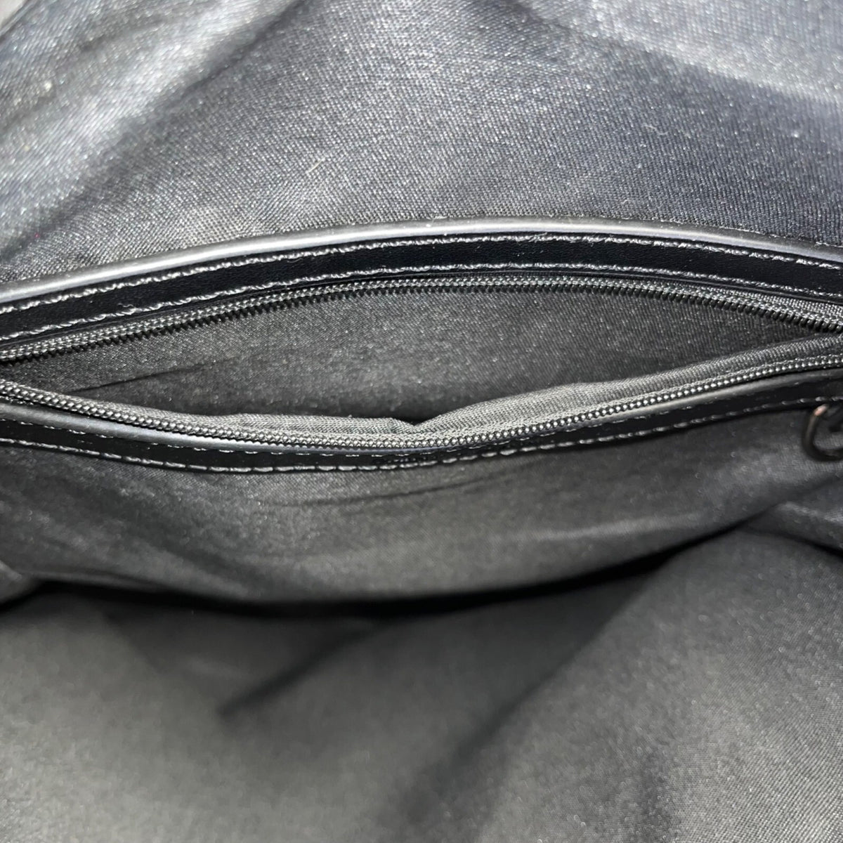 Saint & Sofia Black Nylon With Grommet Strap Design & Exterior Pockets Backpack
