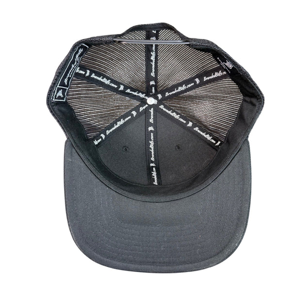 Branded Bills Black Cotton/Polyester Snapback Hat Mad Electrician Adjustable