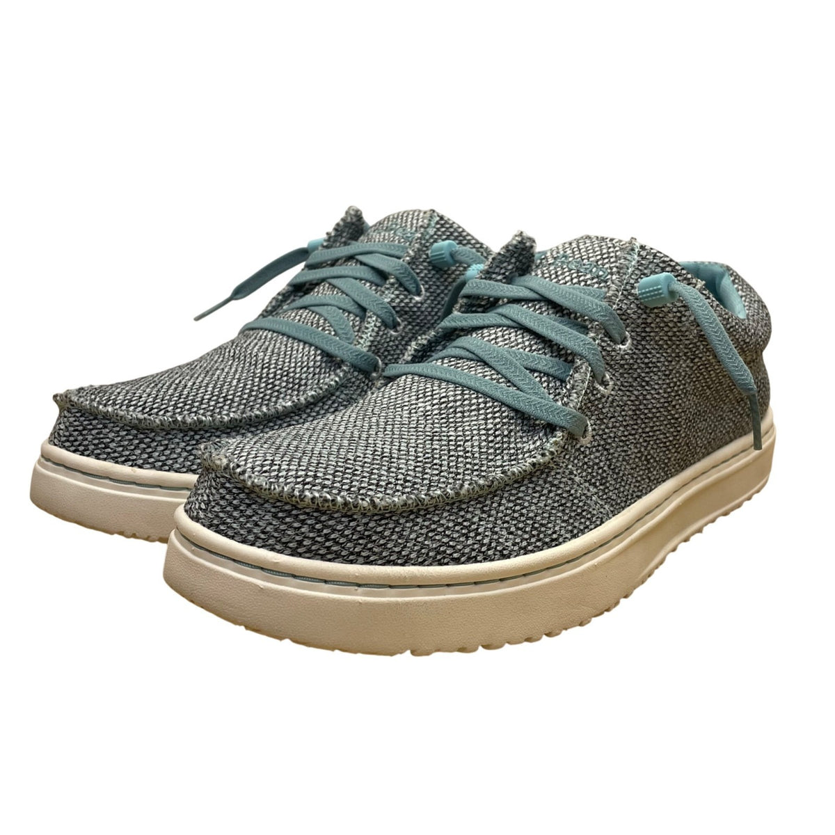 L.L. Bean Women’s Blue Woven Lightweight Cushioned Sole Slip-On Shoes Size 11M