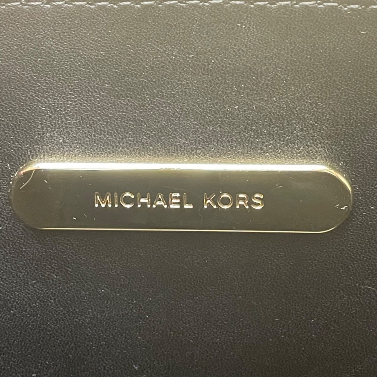 Michael Kors Women’s Black Leather With Logo Accents Portia Small Tote Bag