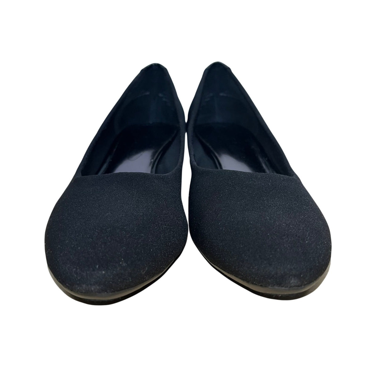 Circa Joan & David Women’s Black Fabric Upper Wedge Pumps Size 7M