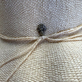 Tommy Bahamas Wide-Brimmed Beige Straw Sun Hat For Woman