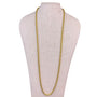 Monet Gold Tone Womens Rope Chain Necklace Vintage Classic Jewelry Piece
