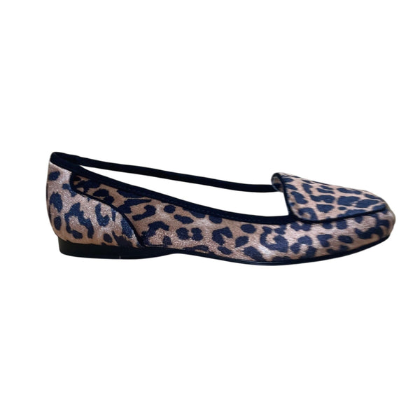 Bandolino Women’s Brown & Black Leopard Print Slip-On Loafers Shoes Size 6.5M
