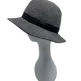 Brigthes Georgeet Clyne Fine Clothes Gray Felt Fedora Hat