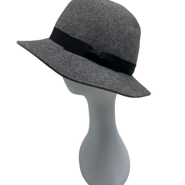 Brigthes Georgeet Clyne Fine Clothes Gray Felt Fedora Hat
