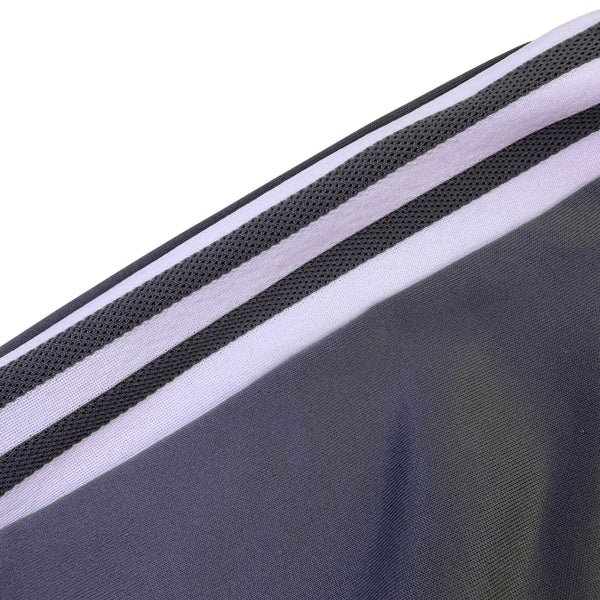 Adidas Mens Gray Training Top With White Stripe Details Size M 