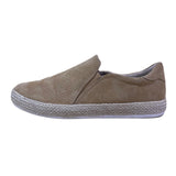 Dr. Scholls Mens Sand Suede Roped Sole Slip-On Madison Sun Flat Shoes Size 10M