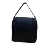 Eddie Bauer Navy & Black Lunch Bucket Bag Insulated Zipper Compartments One Size