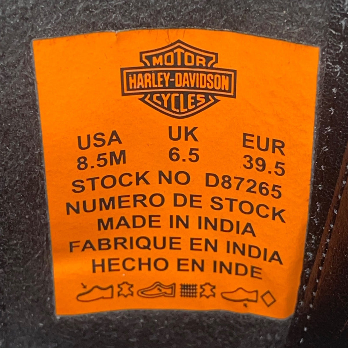 Harley-Davidson Women’s Black Leather Heeled Zelta Harness Boots Size 8.5M