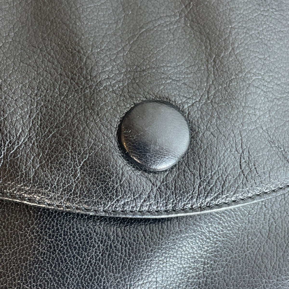 Vintage La Bagagerie Women's Black Leather Crossbody Bag