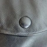 Vintage La Bagagerie Women's Black Leather Crossbody Bag