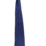 Brooks Brothers Mens Blue Silk Tie Horn And Bridle Pattern Elegant Design