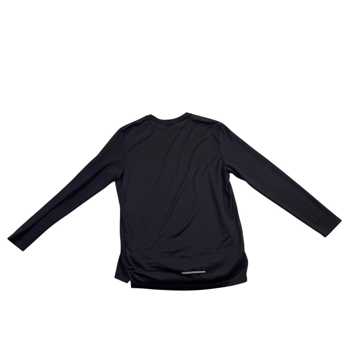 Nike Mens Black Dri-Fit Running Long Sleeve Shirt Lightweight Casual Sz M