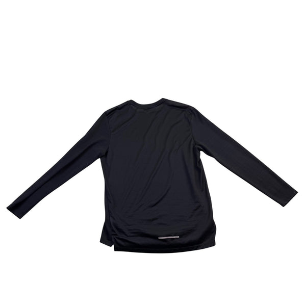 Nike Mens Black Dri-Fit Running Long Sleeve Shirt Lightweight Casual Sz M