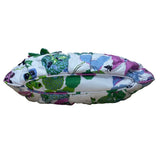 Vera Bradley Women’s White Green Multicolor Quilted Butterfly Print Shoulder Bag