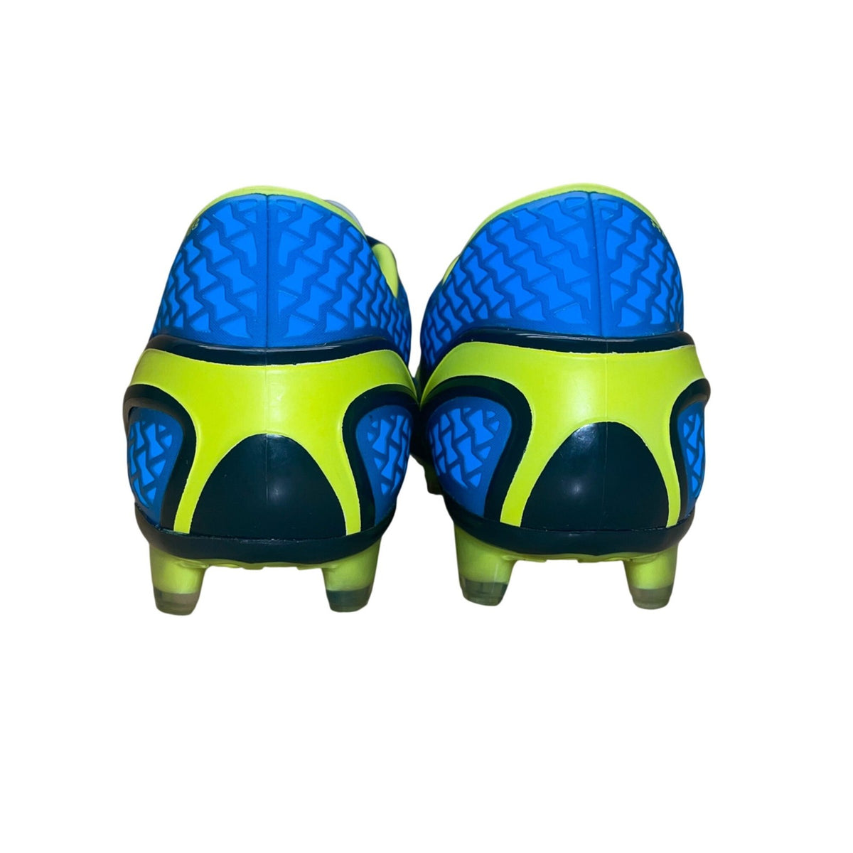 Under Armour Men’s Blue & Neon Yellow ClutchFit Force Soccer Cleats Size 12